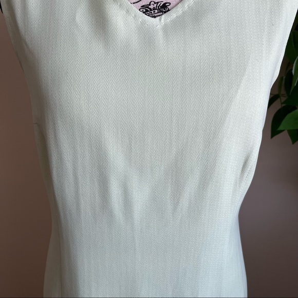 Tommy Bahama Silk Cayman Princess Sheath Dress Green Sz 8 - Picture 4 of 15